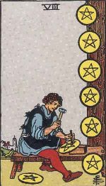 Tarot Card: Eight of Pentacles
