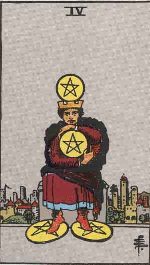 Tarot Card: Four of Pentacles
