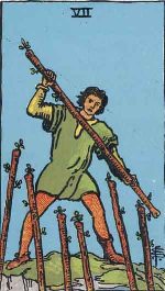 Tarot Card: Seven of Wands
