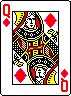 Queen of Diamonds Tarot Card