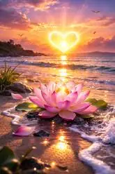Lotus heart symbol for Psychic.com.au readers
