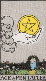 Tarot Card: Ace of Pentacles
