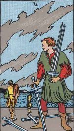 Tarot Card: Five of Swords