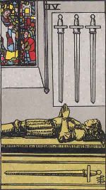 Tarot Card: Four of Swords