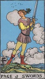 Tarot Card: Page of Swords